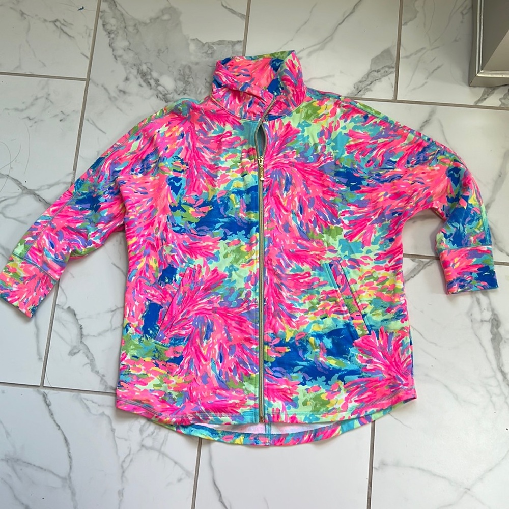 Lilly Pulitzer Dee Dee swing jacket XS EUC